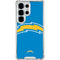 NFL Los Angeles Chargers Large Logo Galaxy S25 Ultra Clear Case